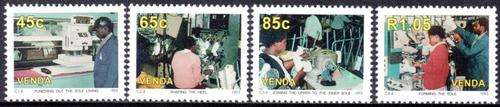 Venda - 1993 Shoe Factory Set MNH SACC 259-262