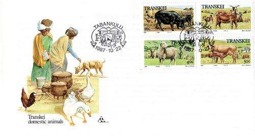 Transkei - 1987 Domestic Animals FDC 2.14