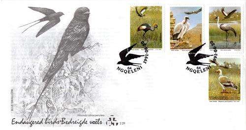 Transkei - 1991 Endangered Birds FDC 2.29