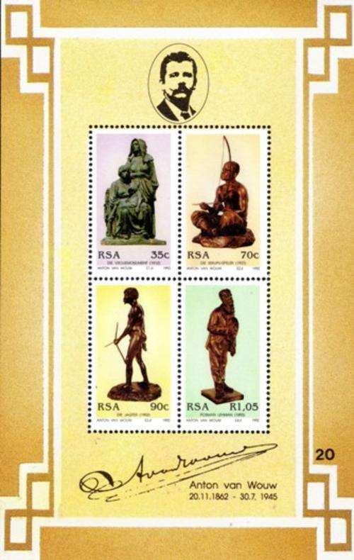 South Africa - 1992 Anton van Wouw MS MNH SACC 789 (788)