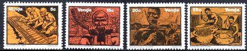 Venda - 1981 Musical Instruments Set MNH SACC 51-54