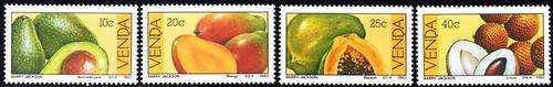 Venda - 1983 Subtropical Fruit Set MNH SACC 83-86