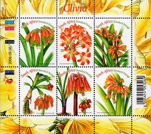 South Africa - 2006 Clivia Sheet MNH SACC 1789
