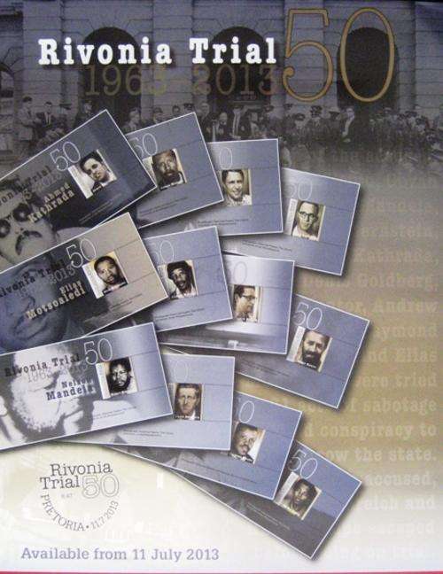 South Africa - 2013 50th Anniversary of Rivonia Trial Booklet WITHDRAWN Release Poster
