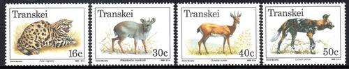 Transkei - 1988 Endangered Animals Set MNH SACC 228-231