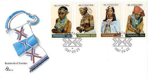 Transkei - 1987 Beadwork FDC 2.12