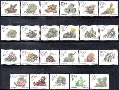 South Africa - 1988 Succulents Set incl Additional Values MNH