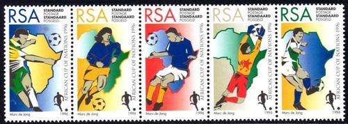 South Africa - 1996 African Cup of Nations Set MNH SACC 933-937