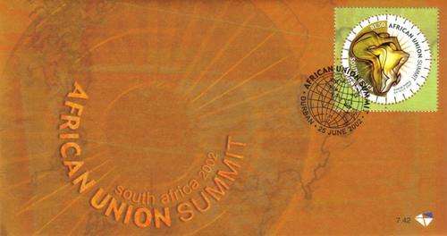 South Africa - 2002 African Union Summit FDC 7.42