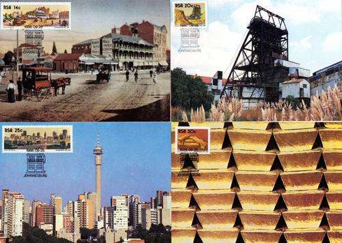South Africa - 1986 Johannesburg The Golden City Maxi Card Set