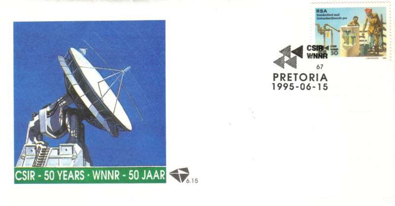 South Africa - 1995 50 Years CSIR FDC 6.15