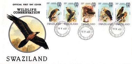 Swaziland - 1983 Wildlife Conservation Lammergeier FDC