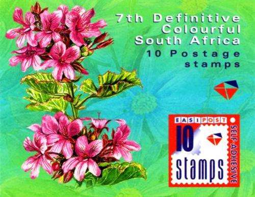 South Africa - 2000 7th Definitive R1.30 Flowers Booklet (2000.11.01) SACC 1330