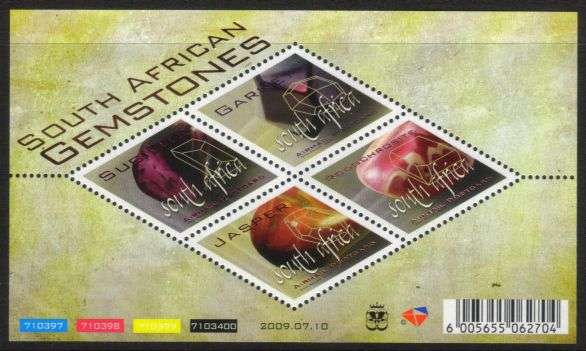 South Africa - 2009 Gemstones MS MNH SACC 1961