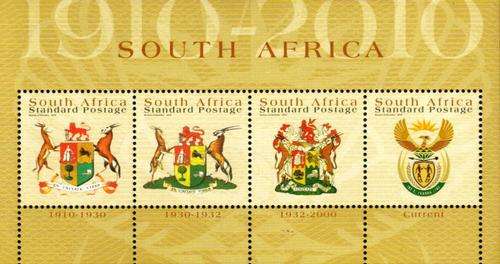 South Africa - 2010 Centenary of Union MS MNH SACC 2149