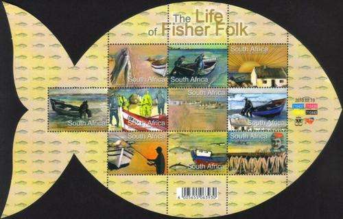 South Africa - 2010 Fisher Folk Sheet MNH SACC 2014