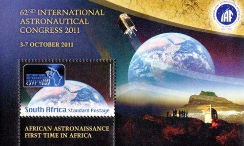 South Africa - 2011 Astronautical Congress MS MNH