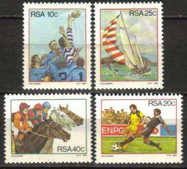 South Africa - 1983 Sport Set MNH SACC 549-552