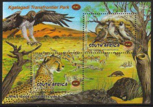 South Africa - 2001 Kgalagadi Transfrontier Park MS MNH SACC 1390 (1377)