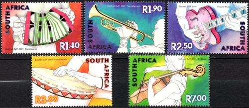 South Africa - 2001 Music Set MNH SACC 1434-1438