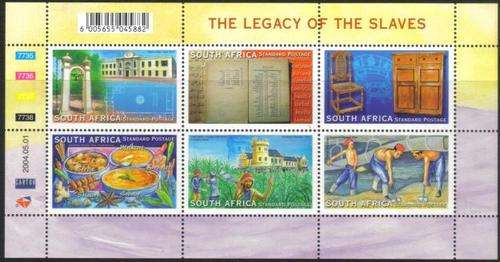 South Africa - 2004 Legacy of the Slaves Sheet MNH SACC 1621