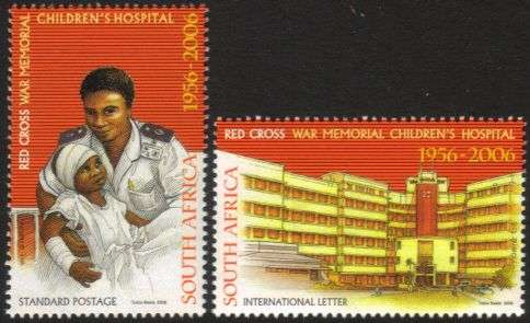 South Africa - 2006 Red Cross War Memorial Childrens Hospital Set MNH SACC 1779-1780