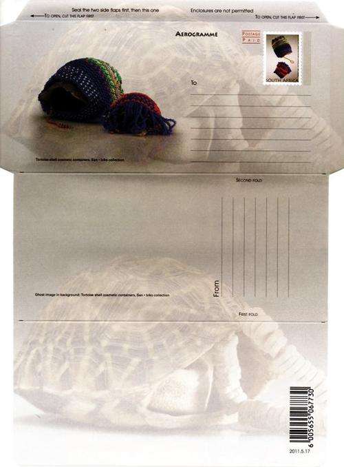 South Africa - 2011 8th Definitive Beadwork Aerogramme Reprint (2011.05.17) Mint