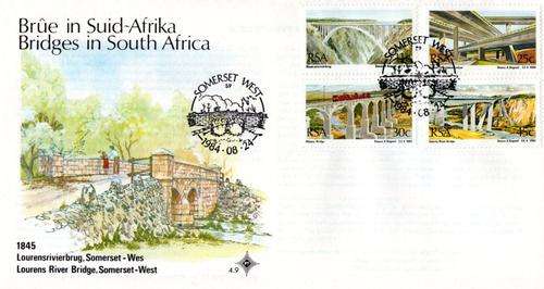 South Africa - 1984 Bridges FDC