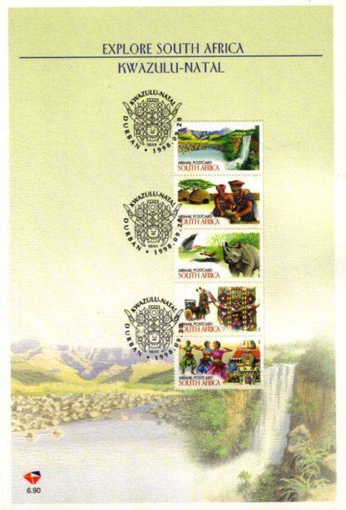 South Africa - 1998 Explore SA KwaZulu Natal FD Card 6.90