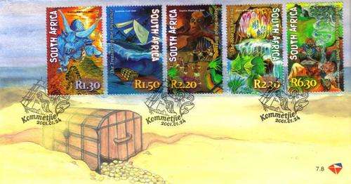 South Africa - 2001 Myths and Legends FDC 7.8