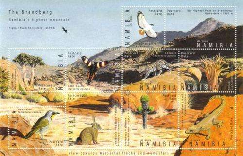 Namibia - 2009 The Brandberg Sheet MNH