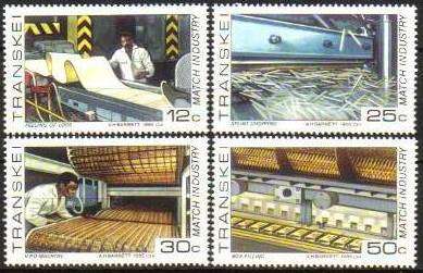 Transkei - 1985 Match Industry Set MNH SACC 173-176