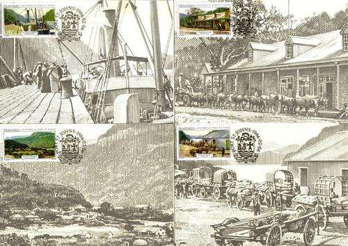 Transkei - 1986 Port St Johns Maxi Card Set