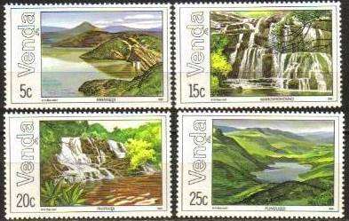 Venda - 1981 Lakes and Waterfalls Set MNH SACC 42-45