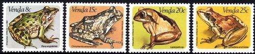 Venda - 1982 Frogs Set MNH SACC 67-70