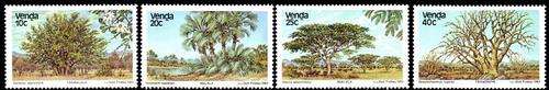 Venda - 1983 Indigenous Trees (2nd series) Set MNH SACC 79-82