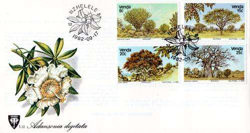 Venda - 1982 Indigenous Trees (1st series) FDC 1.12