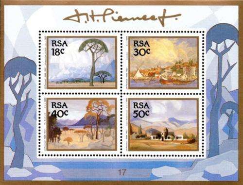 South Africa - 1989 Pierneef Paintings MS MNH SACC 708