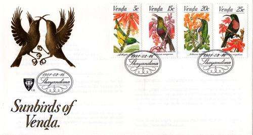 Venda - 1981 Sunbirds FDC 1.6
