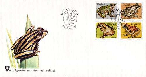 Venda - 1982 Frogs FDC 1.13