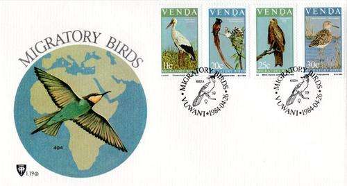 Venda - 1984 Migratory Birds (2nd series) FDC 1.19
