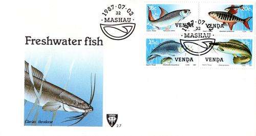 Venda - 1987 Freshwater Fish FDC 2.7