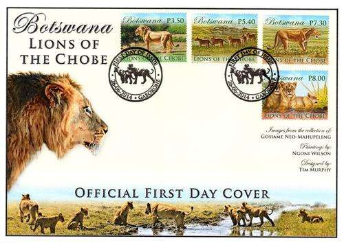 Botswana - 2014 Lions FDC