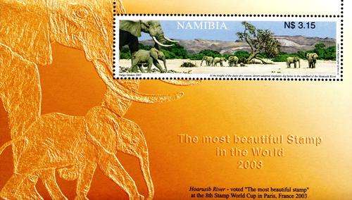 Namibia - 2003 Most Beautiful Stamp in the World MS SACC 436