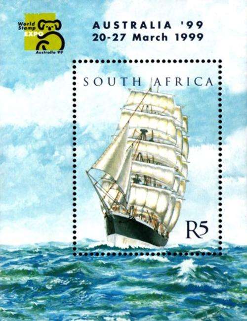 South Africa - 1999 Australia 99 Ship MS MNH SACC 1192