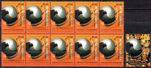 South Africa - 2001 World Conference Against Racism Set MNH SACC 1421-1431