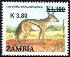Zambia - 2014 Jackal K3.80 Overprint MNH
