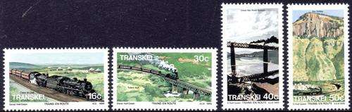 Transkei - 1989 Trains en Route Set MNH SACC 232-235