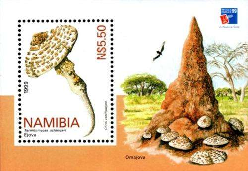 Namibia - 1999 Philex 99 Mushrooms MS MNH SACC 307