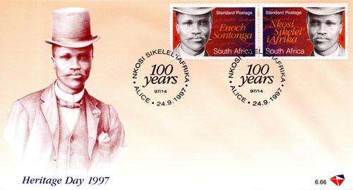 South Africa - 1997 Enoch Sontonga FDC 6.66